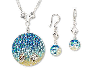 Single-Strand Necklace and Earring Set