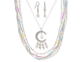 Five-Piece Necklace and Earring Set