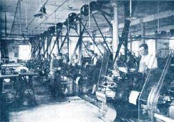 Inside of an old Czech glass bead factory