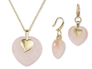 Single-Strand Necklace and Earring Set