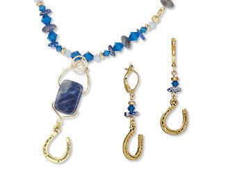 Single-Strand Necklace and Earring Set