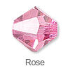 Rose Crystal Bead