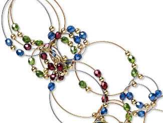 Bib-Style Necklace and Earring Set
