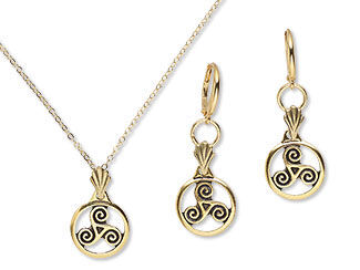Single-Strand Necklace and Earring Set