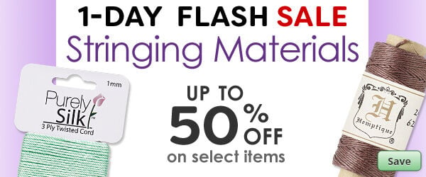 Save on our Stringing Materials Flash Sale with discounts up to 50% off.