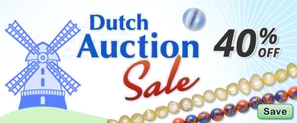 Save on our Dutch Auction Sale with discounts up to 40% off.
