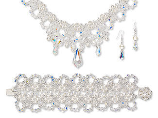 Collar-Style Necklace, Bracelet and Earring Set
