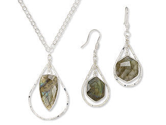Labradorite Drop Jewelry Set