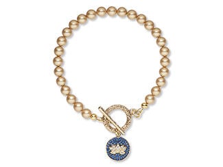 Vintage Gold Pearl Bracelet