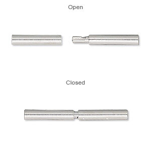 Open and closed tube-lock clasps