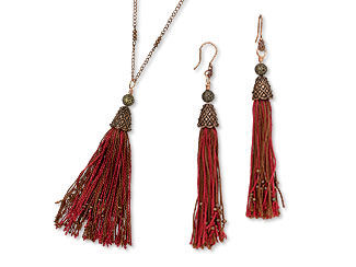 Single-Strand Necklace and Earring Set