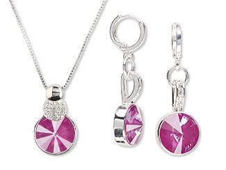 Single-Strand Necklace and Earring Set