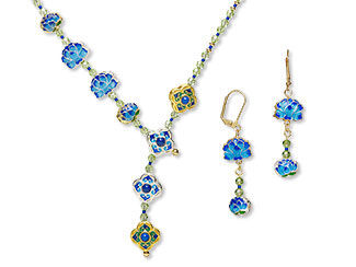 Lariat-Style Necklace and Earring Set