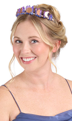 A blonde woman wearing Design Idea R A 2 P