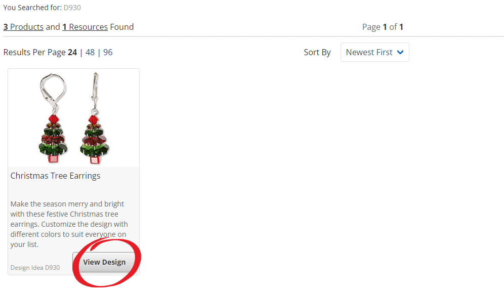 Step 3 Screenshot: Click the "View Design" button to view the Design Idea.