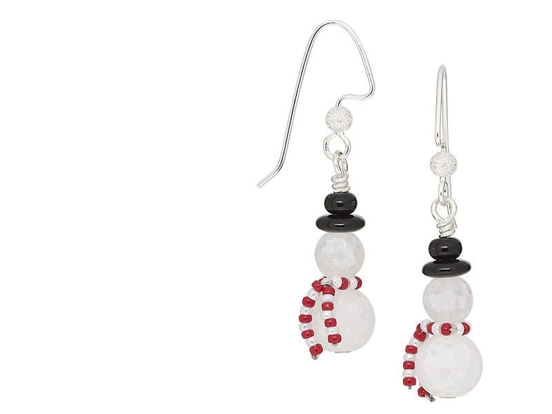 Frosty's Friend Snowman Earring Design Idea