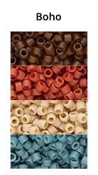 Boho Themed Ombre seed beads