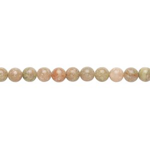 Autumn jasper 1pkg1, round bead natural 15.5-16 inch 4mm