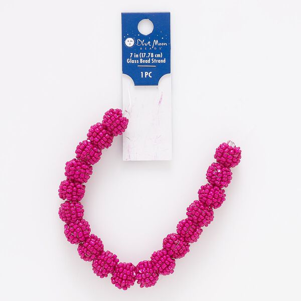 Bead, coated acrylic and glass, 12mm round. Sold per 7-inch strand. image number 0