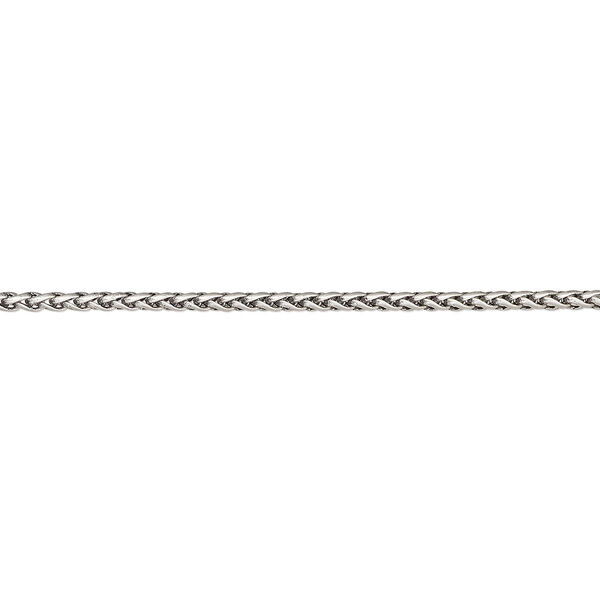 Chain, antique silver-plated brass, 3.2mm ponytail. Sold per 50-foot spool. image number 0