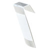 Earring card, PVC plastic, clear, 1-inch square with adhesive front. Sold per pkg of 100. image number 1