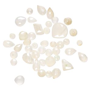 Yellow chalcedony 1pkg1, hand-cut top-drilled / center-drilled mixed shapes bead 1 oz mix 5x3mm-15x15mm