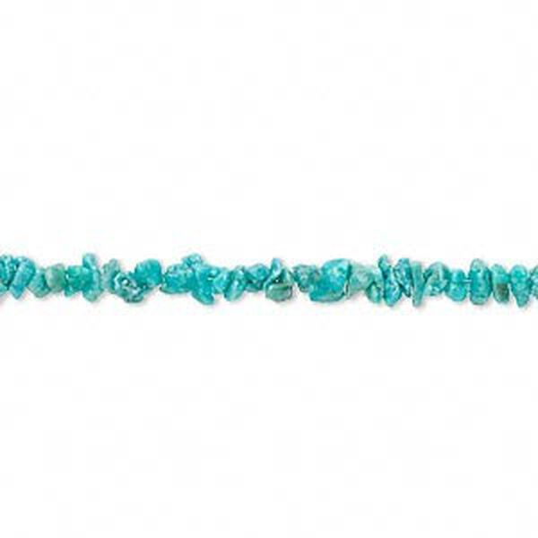 Turquoise 1pkg1, chip bead 15.5-16 inch mini image number 0