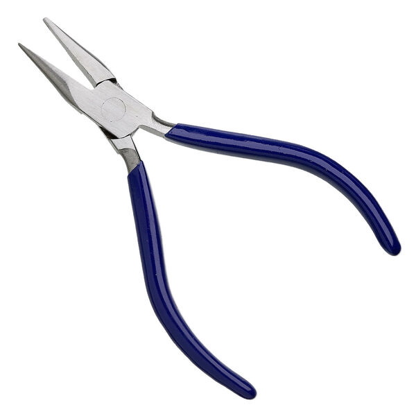 Pliers, economy chain-nose, steel and rubber, black or blue, 4-1/2 inches. Sold individually. image number 0