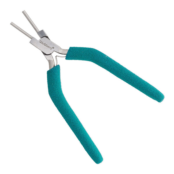 Pliers, Wubbers® Designer Mandrel, pkg/1, small bail-making, steel and rubber, 5.75 inches. image number 0