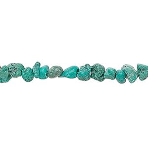 Turquoise 1pkg1, chip bead 15.5-16 inch small