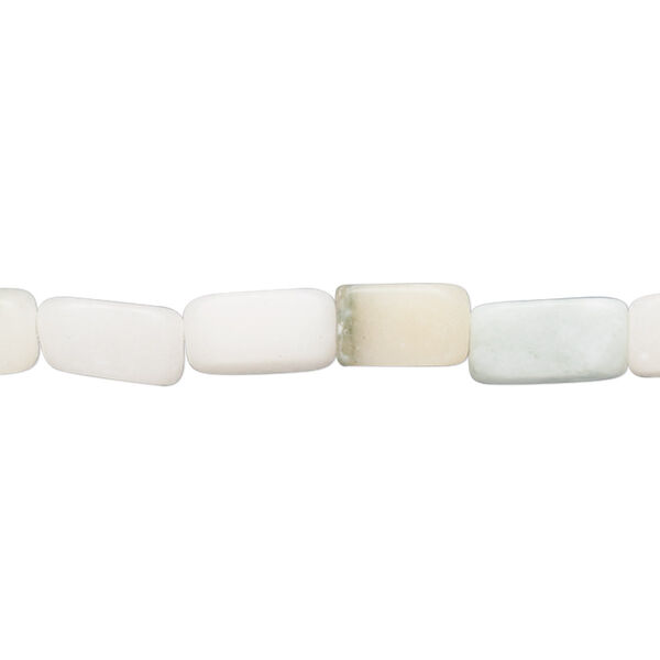 Bead, multi-calcite (dyed), 13x7mm-21x9mm rounded square tube, D grade, Mohs hardness 3. Sold per 15" to 16" strand. image number 0