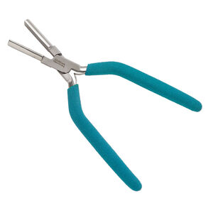 Pliers, Wubbers&reg; Designer Mandrel, pkg/1, medium half-round mandrel, steel and rubber, 7 inches.