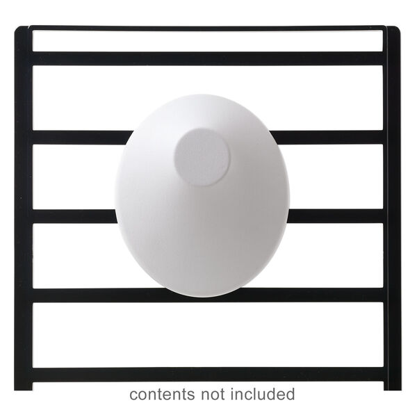 Display, necklace, leatherette, pkg/1, 5-1/2 x 4-3/4 x 2-1/2 inches, white. image number 3