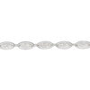 Chain, silver-plated "pewter" (zinc-based alloy), 4mm filigree. Sold per pkg of 5 feet. image number 0