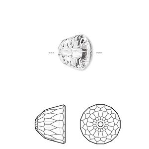 Bead 96pk crystal, Swarovski® 10x8mm dome small 5542