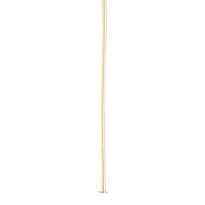 SUNNYCLUE 1 Box 500Pcs 50mm Gold Earring Pins Silver Eye Pin Bulk Brass Open Eyepin Small Flat Head Pin Long Findings Pins For Jewellery Making Charms