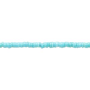 Sleeping beauty turquoise 1pkg1, heishi bead natural 15.5-16 inch 2.5x0.5mm-2.5x1mm