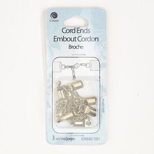 Clasp lobster claw 1pkg3, 10x6mm oval / 13.5x6mm ends / fits 3.5mm cord, antique gold-finished steel 1-strand