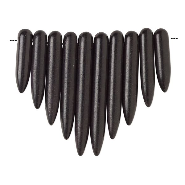 Magnesite 1pkg10, spike fan focal graduated 20x5mm-39x5mm image number 0