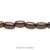 Bead, wood (waxed), 9x6mm hand-cut oval. Sold per 15-1/2" to 16" strand. image number 1