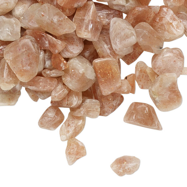 Sunstone 1pkg1, undrilled inlay chip natural 1 oz mini image number 0