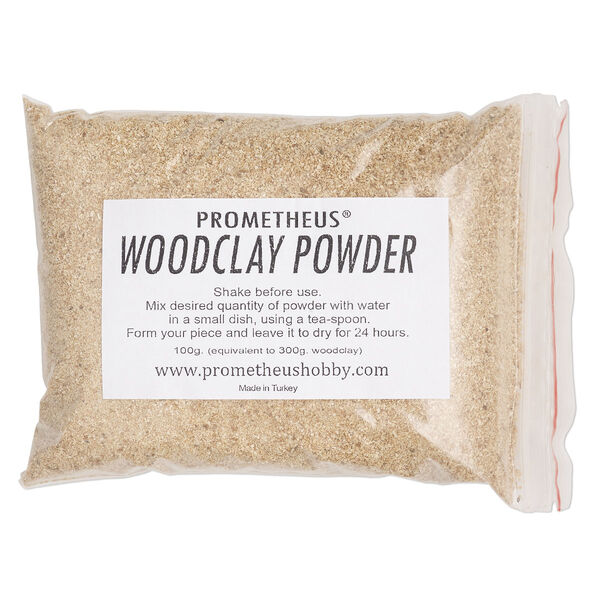 Prometheus® woodclay powder. Sold per 100-gram pkg. image number 0