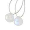 Bead, rainbow moonstone (natural), 14x14mm hand-cut top-drilled puffed teardrop, B grade, Mohs hardness 6 to 6-1/2. Sold per pkg of 2. image number 0