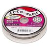 Beading wire, Accu-Flex&reg; 1pkg1, nylon and stainless steel, clear, 7 strand, 0.0095-inch diameter, 100-foot spool. image number 0