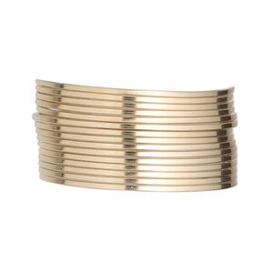 Wire, 12Kt gold-filled, full-hard, square, 18 gauge. Sold per pkg of 5 feet.