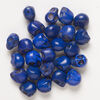 Bead mix, "howlite" (imitation) resin 1pkg25, opaque dark cobalt blue, 17x14mm-18x15mm skull. image number 1