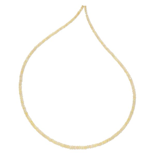 Ethiopian opal 1pkg1, hand-cut rondelle bead natural 15.5-16 inch graduated 2x1mm-4x3mm image number 0