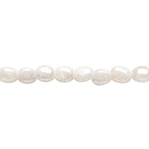Sillimanite 1pkg1, hand-cut puffed oval bead 15.5-16 inch 6x5mm-8x7mm