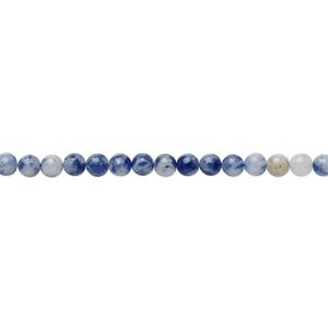Sodalite 1pkg1, round bead natural 15.5-16 inch 3mm
