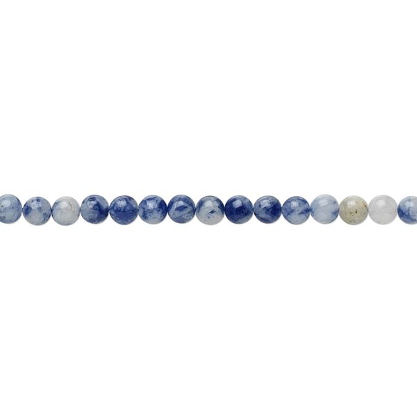 Sodalite 1pkg1, round bead natural 15.5-16 inch 3mm image number 0